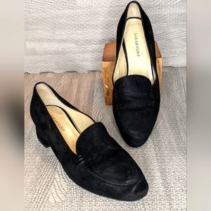 Sarah Flint Rosie Suede Black Loafer, 5.5 (IT35.5)